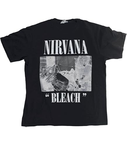 Amazon.com: Nirvana Incesticide Album T-Shirt, Tan, Small